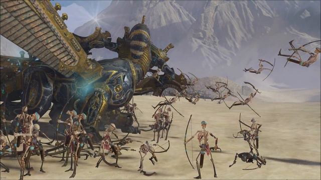Total War Warhammer 2 Epic Tomb Kings Gameplay - All Tomb Kings Lords смотреть онлайн