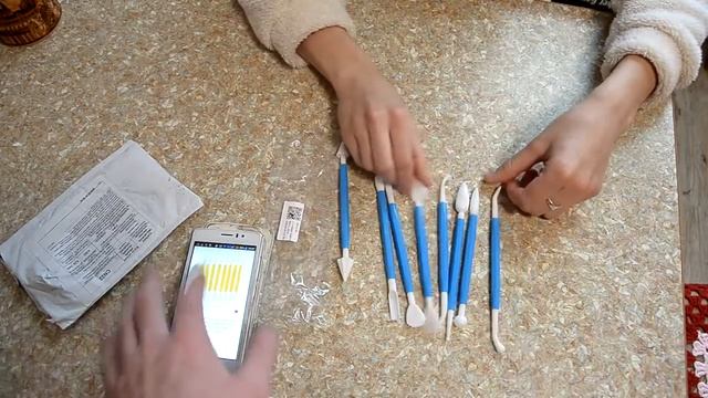Стеки для лепки с AliExpress / Stacks for sculpting from AliExpress смотреть онлайн