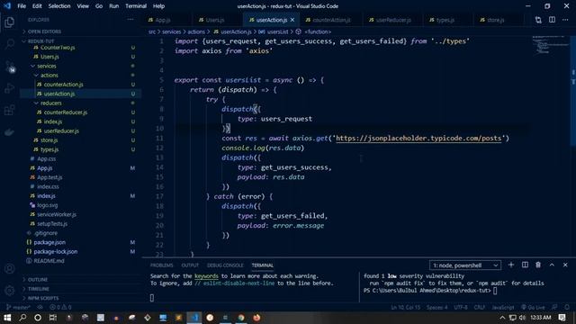 11 HTTP request with redux thunk middleware || React Redux || Bangla Tutorial смотреть онлайн