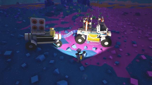 Играем в Astroneer. Часть 7 - Создание тележки смотреть онлайн