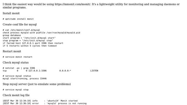 Is it possibble to reboot a remote MySQL server on Ubuntu from a program or script on a Mac? смотреть онлайн