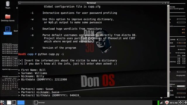 How to Use CUPP to Generate CUSTOMIZED Wordlists смотреть онлайн