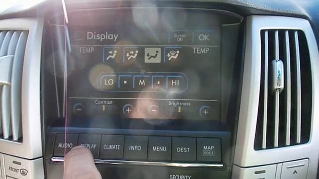 WRECKING 2007 LEXUS RX350 SAT NAV UNIT, FACTORY (J13787 SAT NAV)