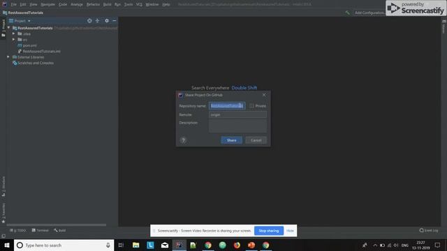 How to upload project from IntelliJ IDE to GitHub смотреть онлайн