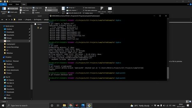 10 Git branch delete смотреть онлайн