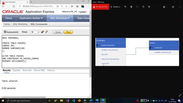 Crear tablas con PK y FK en Oracle ? !! смотреть онлайн