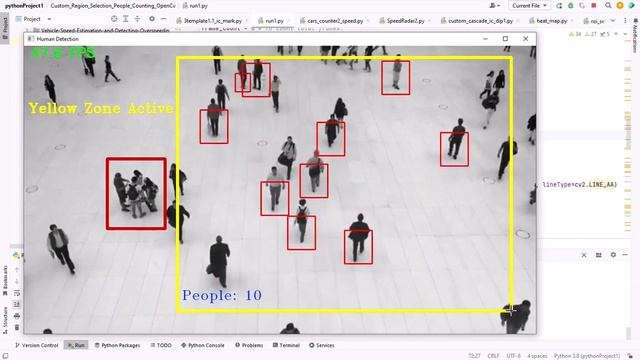 Opencv : Python | Monitoring | CCTV | Haar Cascade | смотреть онлайн