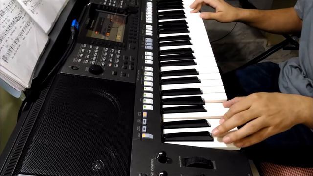 Coldplay - Everglow Improvised PSR S770 смотреть онлайн