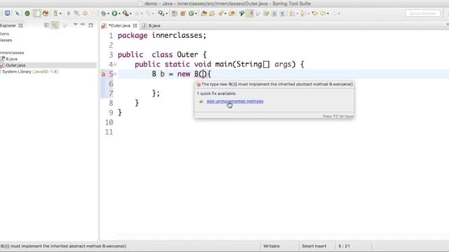 Anonymous inner class - java home technologies смотреть онлайн