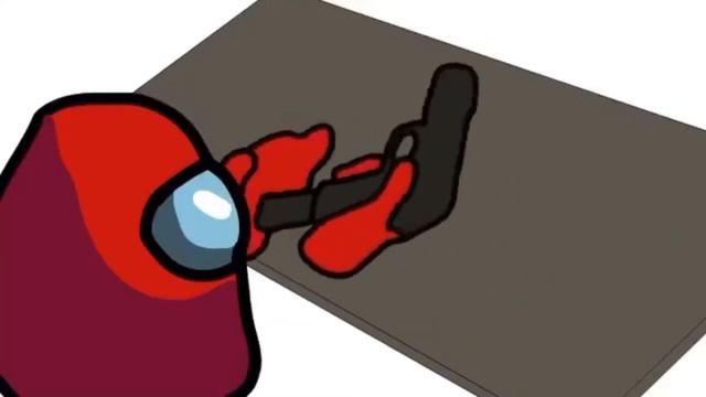 Among us gun beat meme animation смотреть онлайн