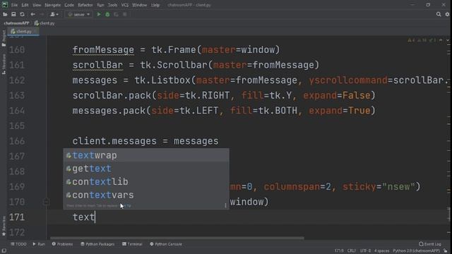 Python tkinter chat app in python смотреть онлайн