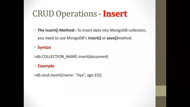 MongoDB Crud Operation -Part-1 смотреть онлайн