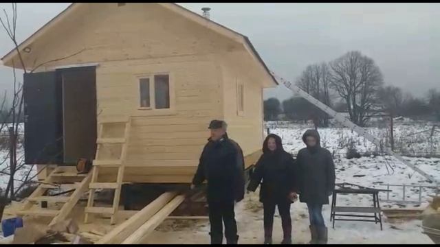 Отзыв заказчика о строительстве бани под ключ от СК Доминика смотреть онлайн