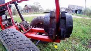 Обзор и тест самодельного адаптера для мотоблока "Салют 5"