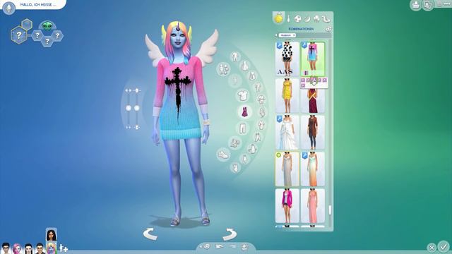 CAS: Gothic Pastell Unicorn 🎃 DIE SIMS 4 | Halloween CC смотреть онлайн