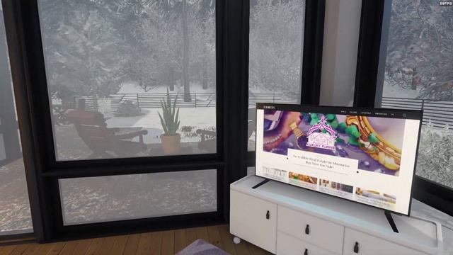 Frozen District | House Flipper Game | Let it Snow смотреть онлайн