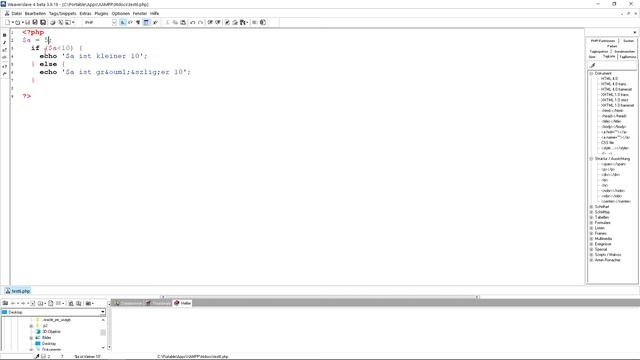 PHP 8 für Einsteiger, if- und else-Anweisung - Lektion 7 смотреть онлайн