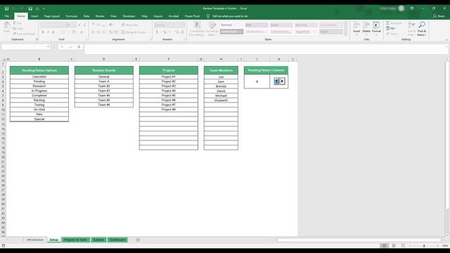 Kanban Board Project Management Excel And Google Sheets Template!