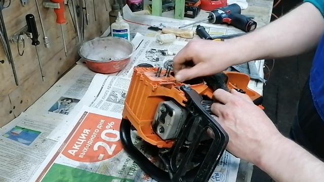 ECHO CS-353 не тянет, разбираемся в чем причина. смотреть онлайн