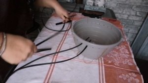 Подвесное кашпо из искусственного ротанга