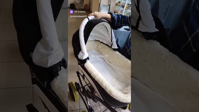 коляска 2в1 Lika Maema. в комплектации меховой утеплитель, овчина. смотреть онлайн