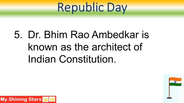 10 Lines On Republic Day In English | Short Essay Or Speech On Republic Day| My Shining Stars🌟🌟