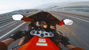 Прокатил соседа со скоростью 250 КМ В ЧАС на мотоцикле - Встретили новую Lamborghini.mp4.mp4