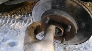 Замена передних тормозных дисков и колодок Chery bonus a13