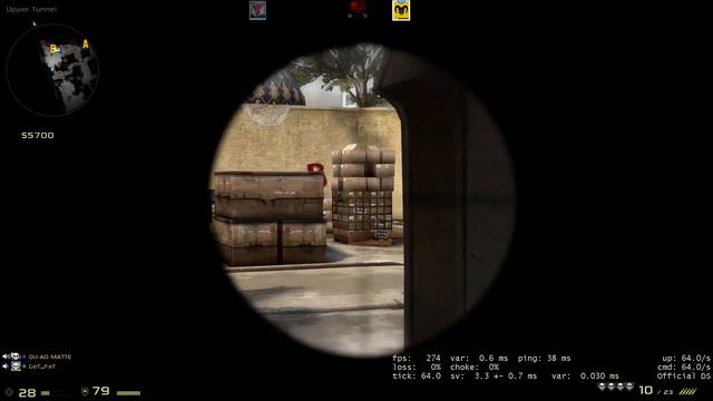 [CS:GO] 1.8 Ace in a row смотреть онлайн