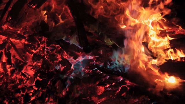 Лесной костер , Камин , успокаивающий звук огня 4к/Forest fire soothing sound of fire , Fireplace 4 смотреть онлайн