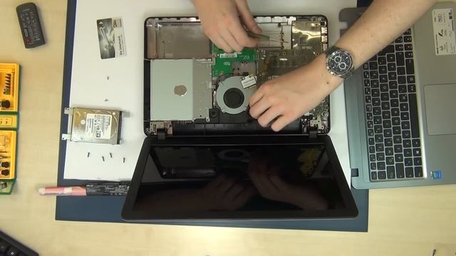 ASUS F540L F540LJ F540LA Notebook Series Dissasembly Upgrade Repair Tutorial HDD SSD RAM смотреть онлайн