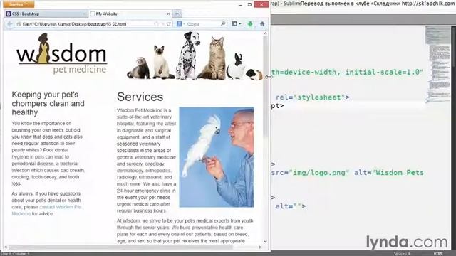 03 02 Изучаем отзывчивые классы Bootstrap, включая hidden и vis смотреть онлайн