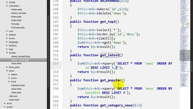 Pagination | Codeigniter project 06, Magazine(News paper) смотреть онлайн