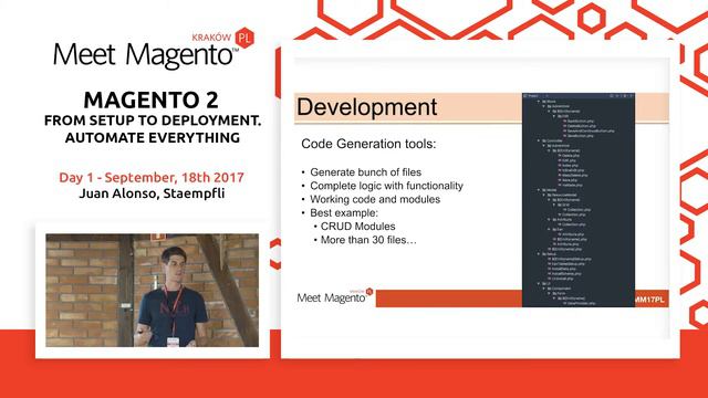 Juan Alonso - Magento 2 from Setup to Deployment. Automate everything MM17PL смотреть онлайн