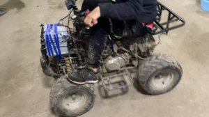 Замер максималки на 50 кубовом квадрике. Проект квадротанка.