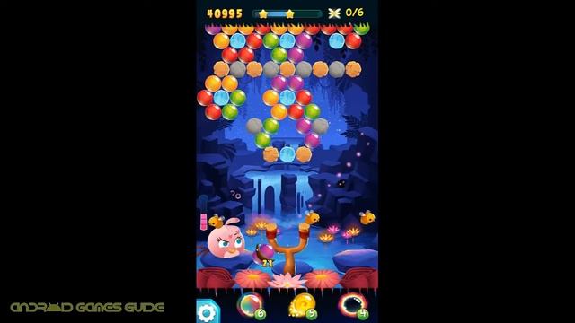 Angry Birds POP Bubble Shooter: Level 24: Walkthrough (3 STARS) HD смотреть онлайн