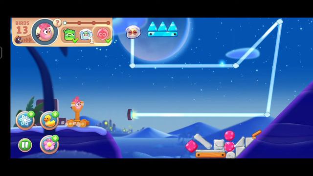 @AngryBirds How To Cross Angrybird Starry Desert Level 446 447 And 450 48 And 49 Clip Missing #89