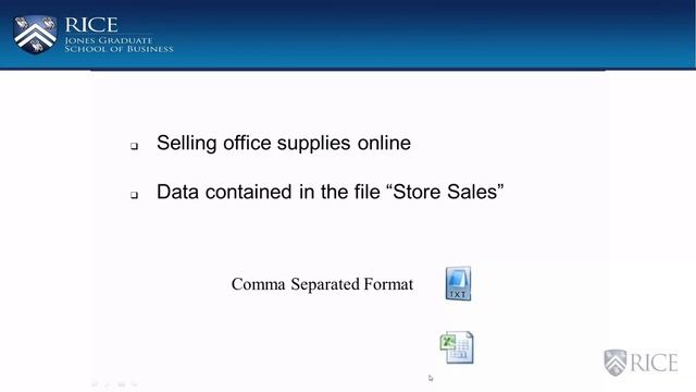 Reading Data into Excel - Introduction to Data Analysis Using Excel by Rice University #2 смотреть онлайн
