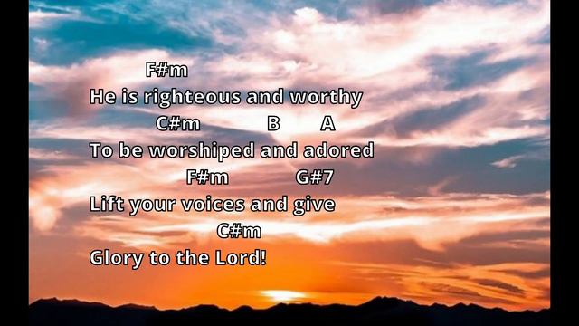 GLORY TO THE LORD Lyrics & Chords - Don Moen смотреть онлайн