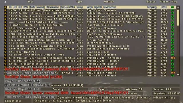 Не могу войти на сервер WS.ARMA.SU (arma2 oa). ПОМОГИТЕ! смотреть онлайн