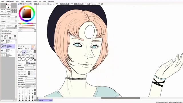 Pearl - Speedpaint / Процесс рисования // Steven Universe смотреть онлайн