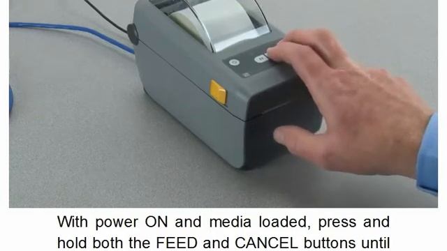 ZD410 - How to Print a Configuration Report смотреть онлайн
