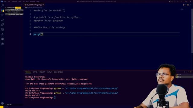 Python Tutorials Nepali: First Python Program // Comment & Strings // DEV COMMUNITY NEPAL смотреть онлайн
