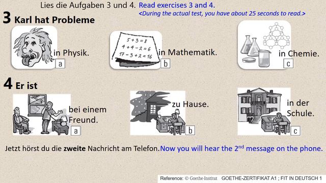 A1 Hören Teil 1 Übung 1 Fit in Deutsch смотреть онлайн