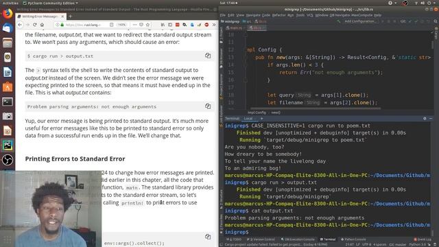 Rust mini-grep (Part 5) -- Writing to Standard Error смотреть онлайн