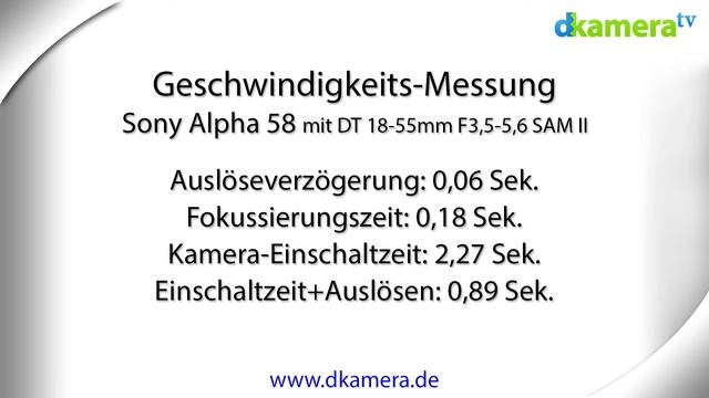 Sony Alpha 58 Test (3/7): Geschwindigkeit смотреть онлайн