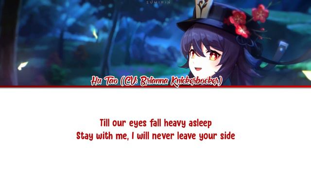 Genshin Impact Hu Tao English VA (Brianna Knickerbocker) - Wishing (English version) FULL LYRICS смотреть онлайн