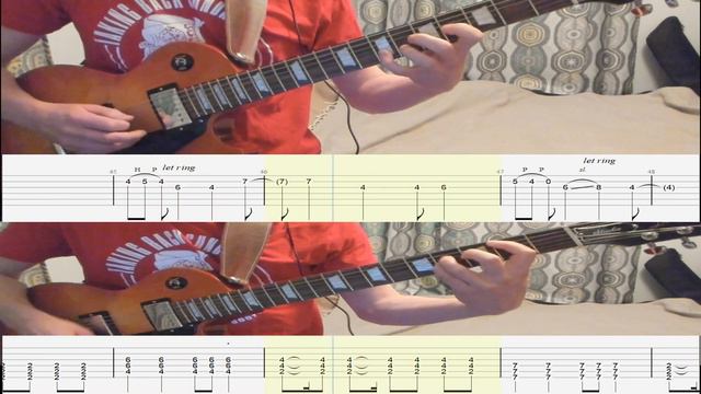 Silverstein - Rodeo Clown (Guitar Cover) (Tab on Screen) смотреть онлайн