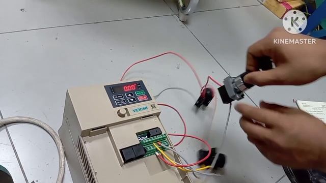 VEICHI VFD There Wire Mode Wiring And Parameter Setting