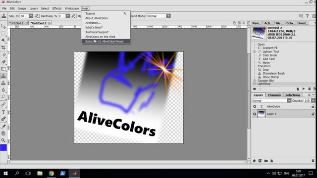Российский убийца Photoshop. Обзор приложения AliveColors смотреть онлайн